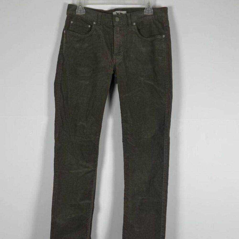 Acne-studios Men's Brown and Green Trousers
